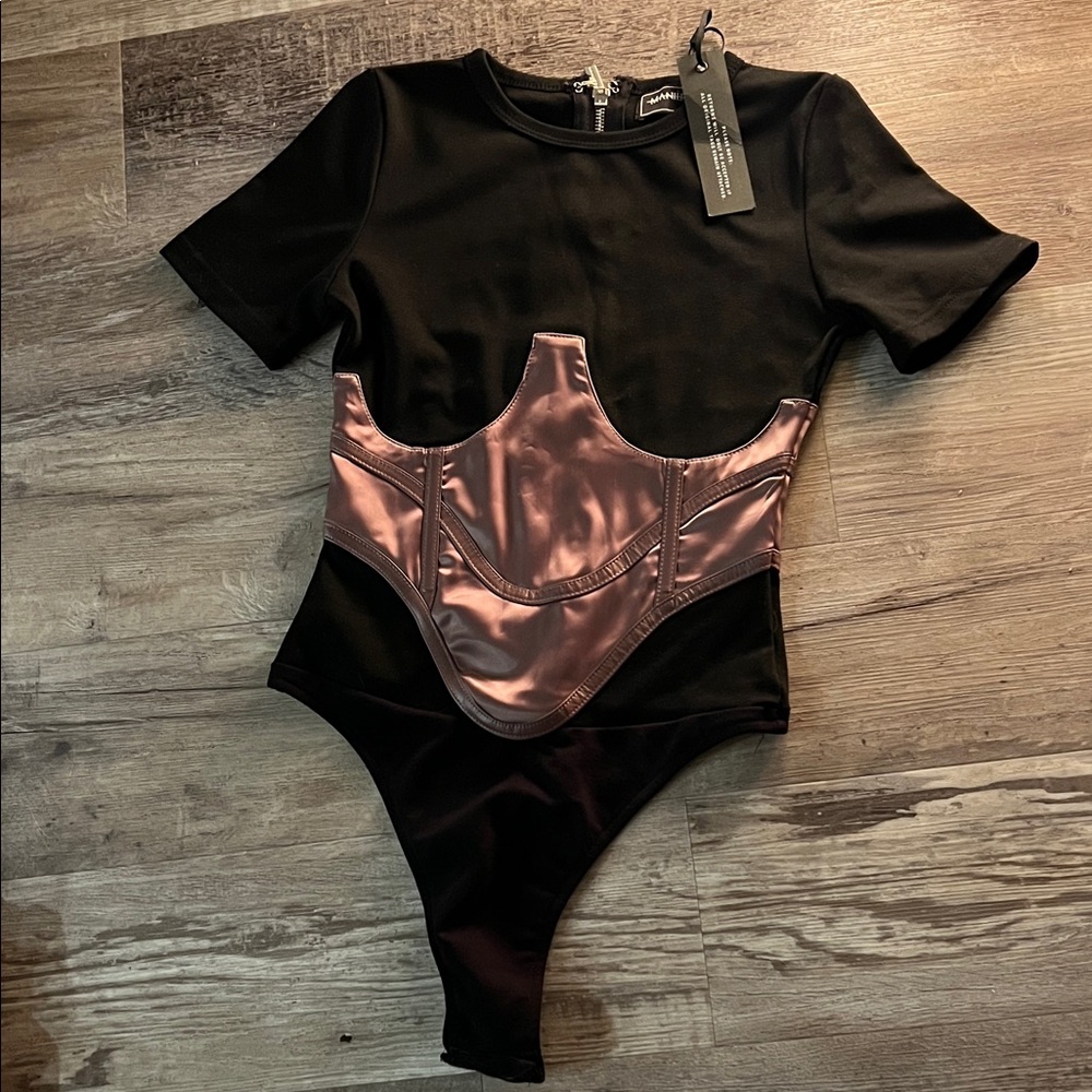 Maniere De Voir corseted bodysuit